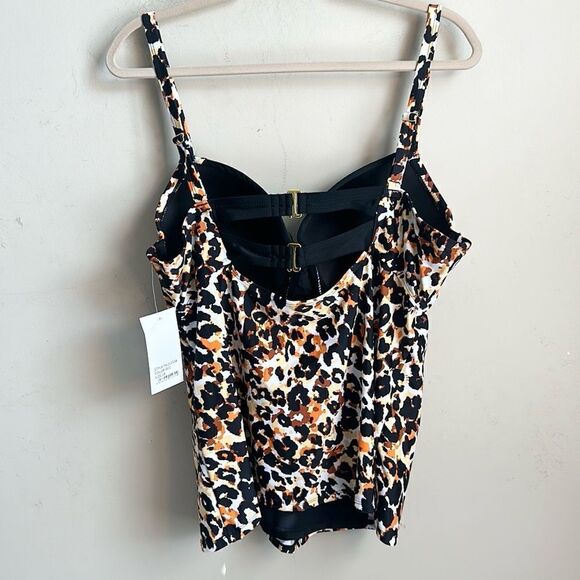 FULLFITALL Floral Tankini Top 18 - Picture 4 of 8